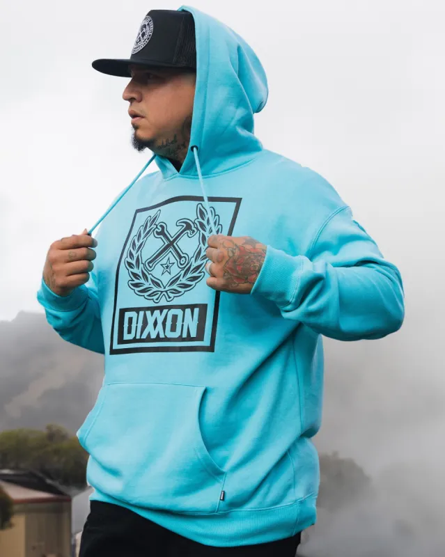 Black Box Crest Pullover Hoodie - Tiffany sold by Dixxon