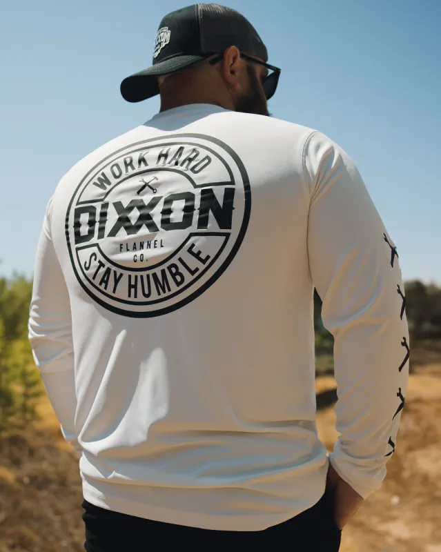Corpo UV Long Sleeve T-Shirt - White sold by Dixxon