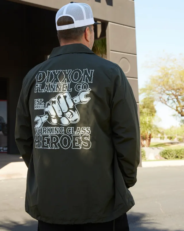 Working Class Fist Coaches Jacket sold by Dixxon