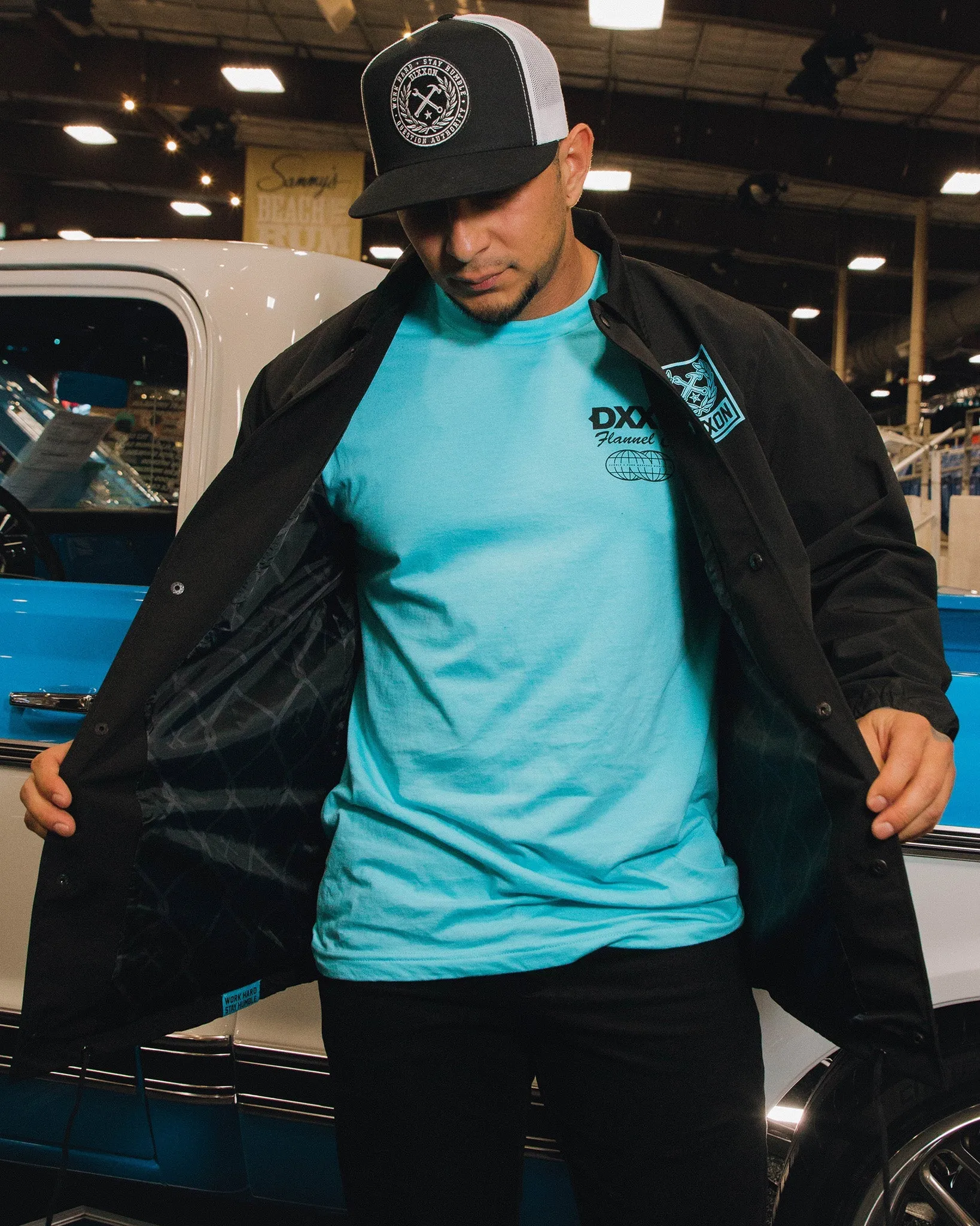 Tiffany Box Crest Coaches Jacket - Black sold by Dixxon product image thumbnail 3