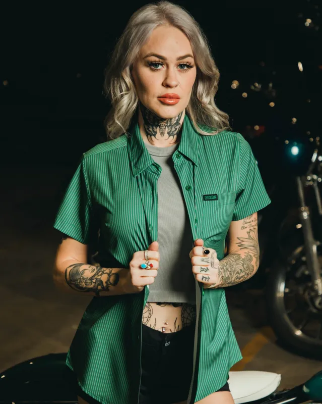 Women's Benny TS Short Sleeve - Green sold by Dixxon