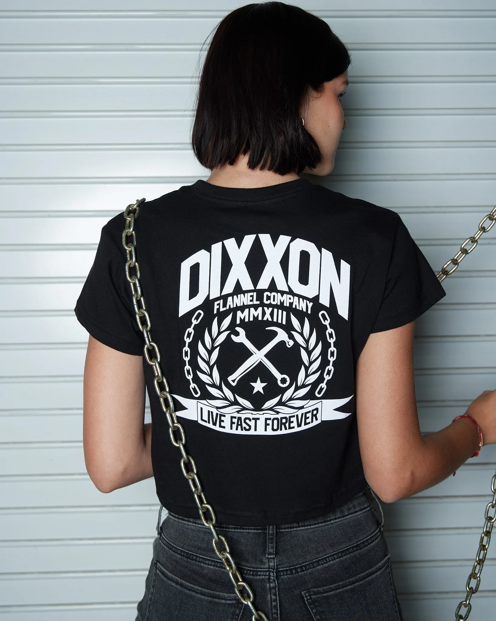Women's Chains Crop Top sold by Dixxon