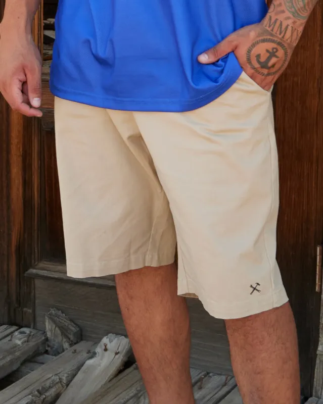 Chino Shorts - Khaki sold by Dixxon