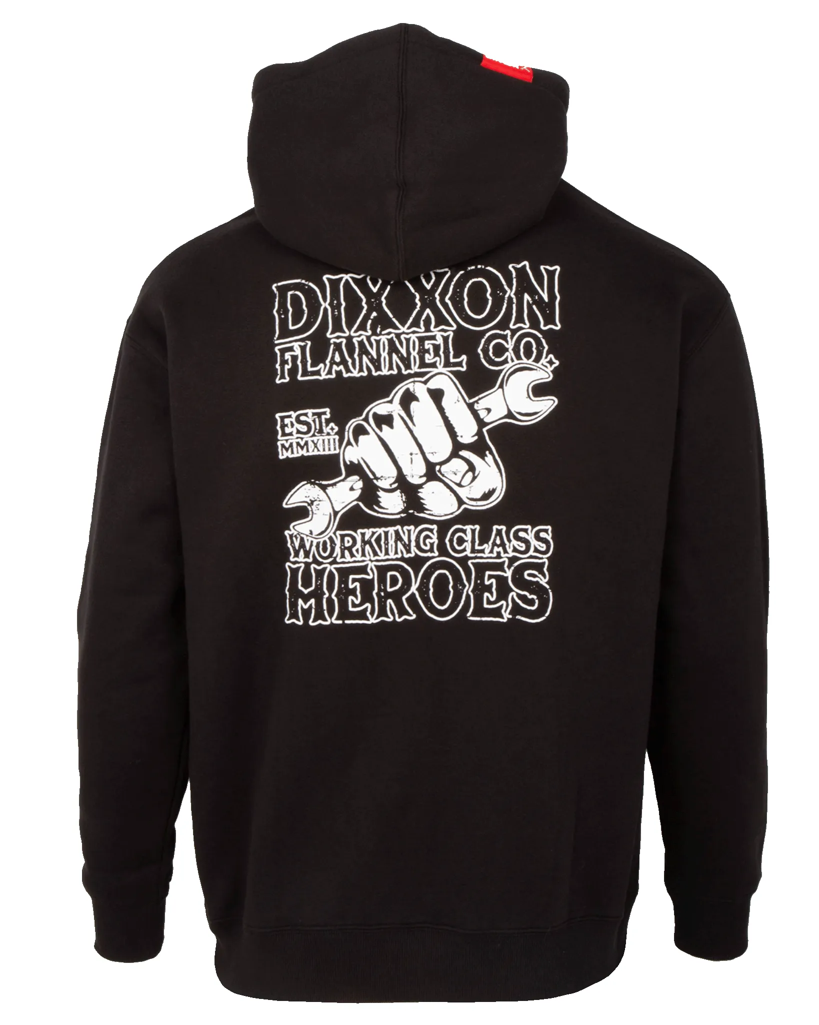 Working Class Fist Zip Up Hoodie - Black sold by Dixxon product image thumbnail 2