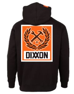 Orange Box Crest Zip Up - Black sold by Dixxon