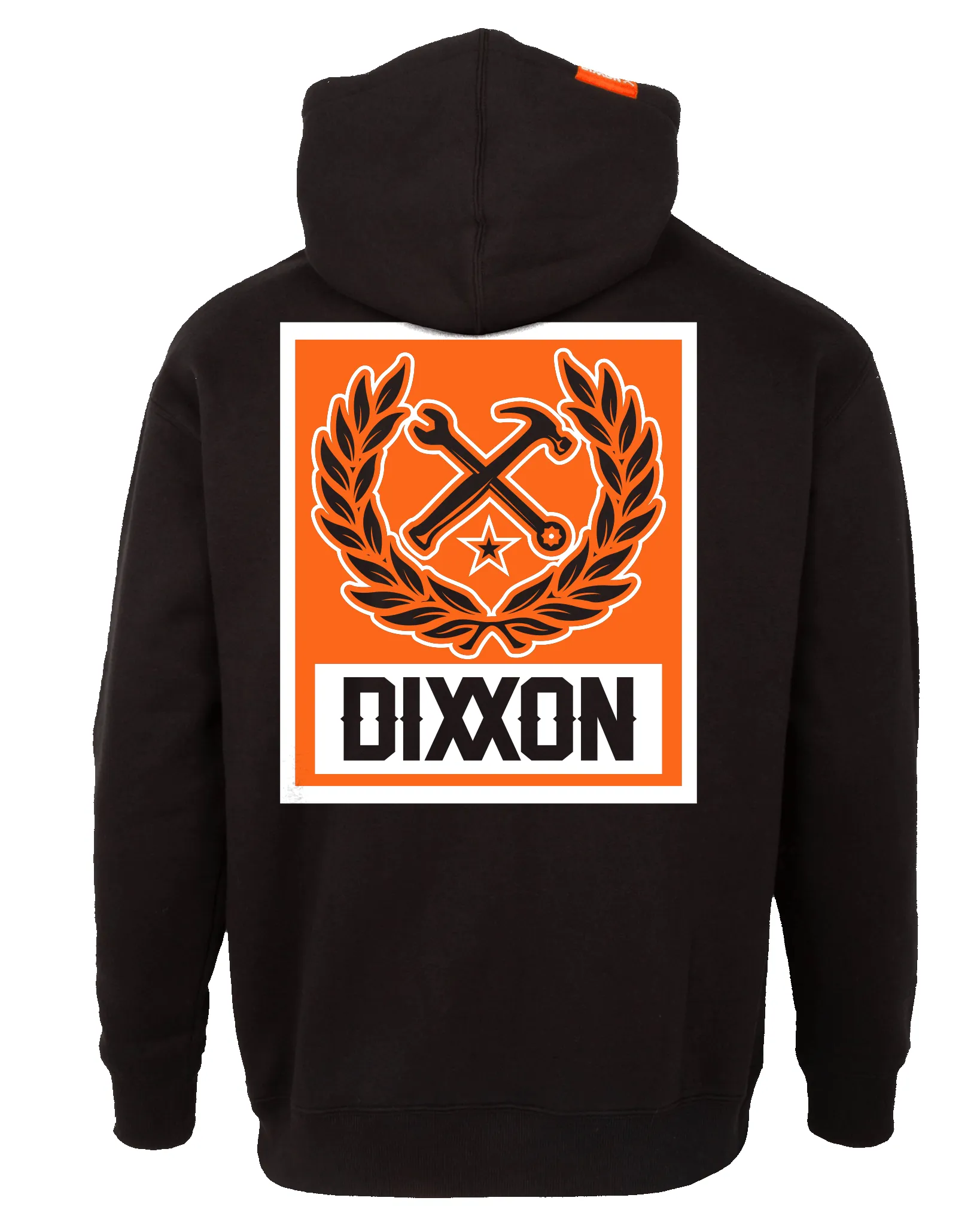 Orange Box Crest Zip Up Hoodie - Black sold by Dixxon product image thumbnail 2