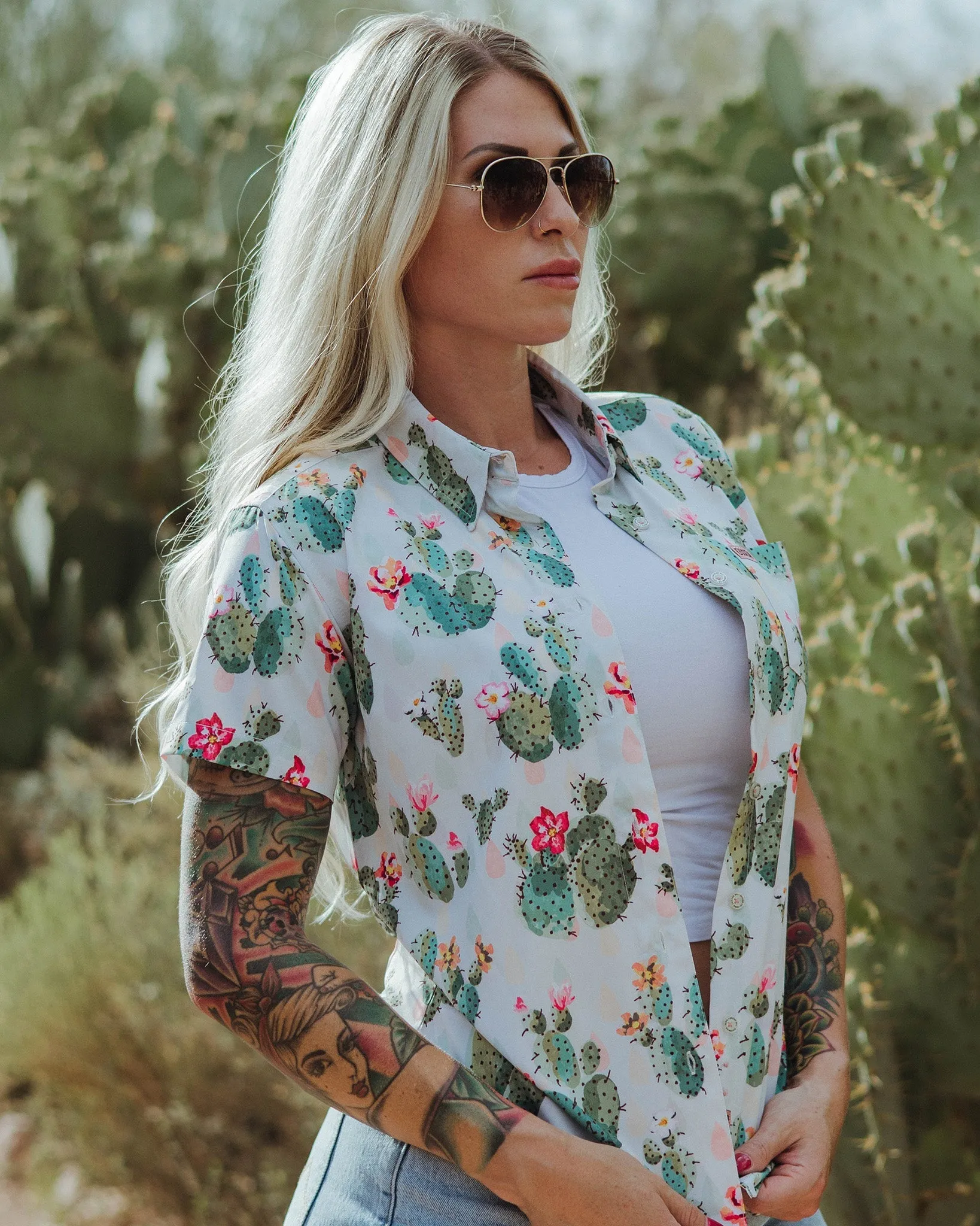 Women's Desert Rose Party Shirt sold by Dixxon