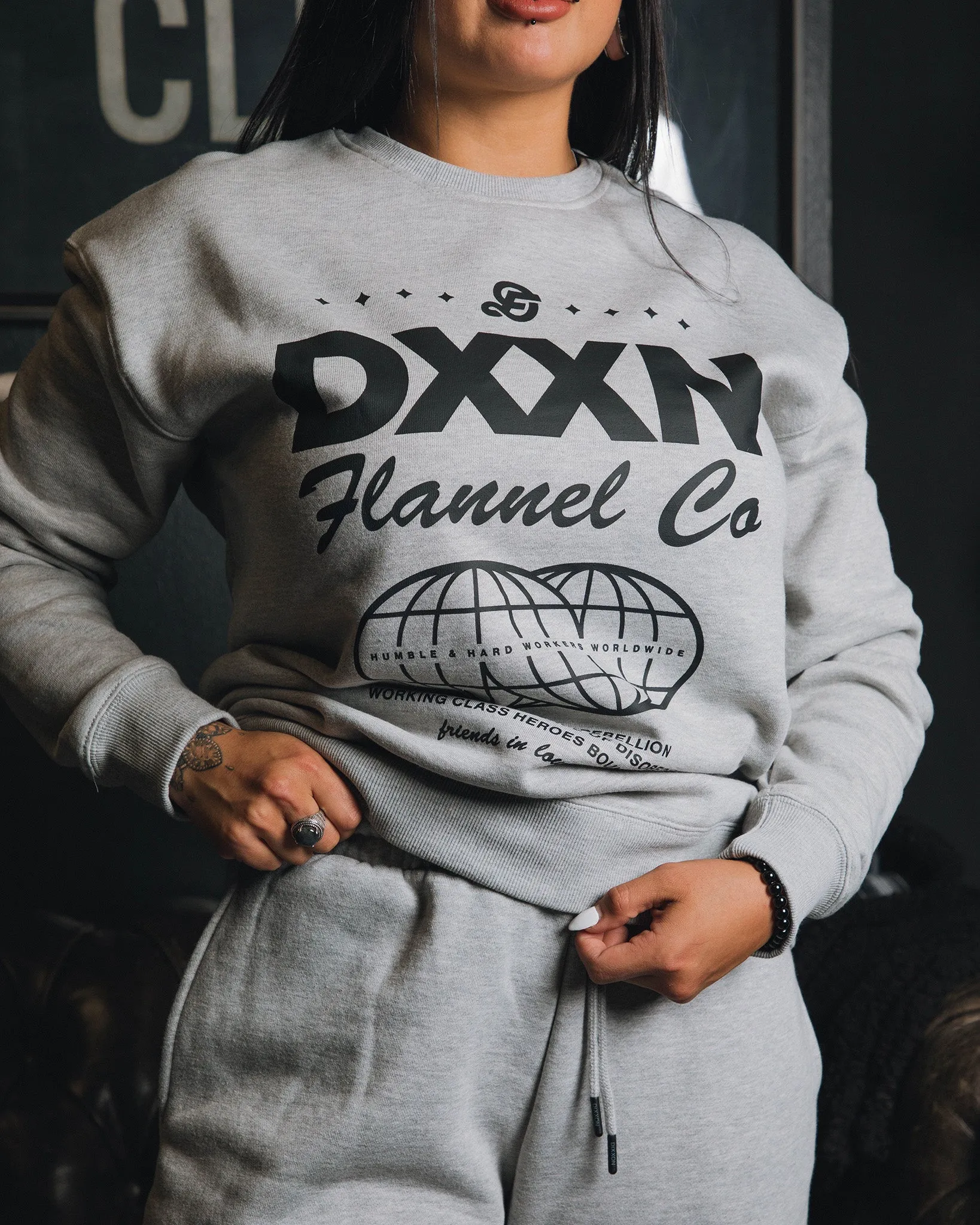 Women's Tech Crewneck Sweatshirt - Gray sold by Dixxon product image thumbnail 2