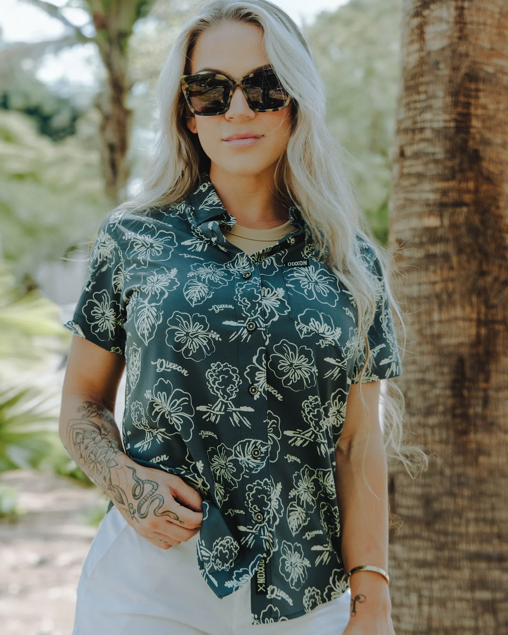 Women's Mount Wannahockaloogie Party Shirt - Green & Yellow sold by Dixxon