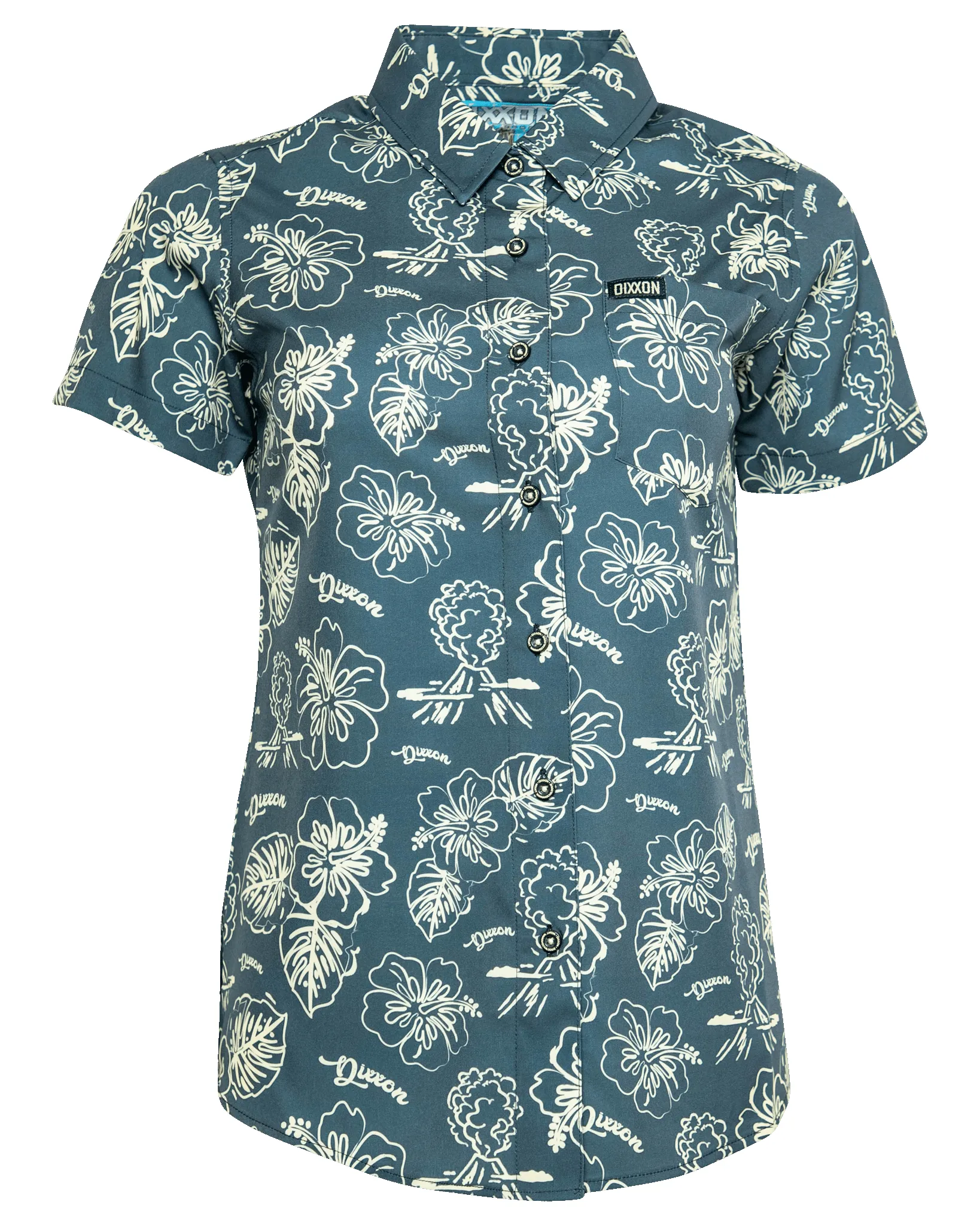 Women's Mount Wannahockaloogie Party Shirt - Green & Yellow sold by Dixxon product image thumbnail 2