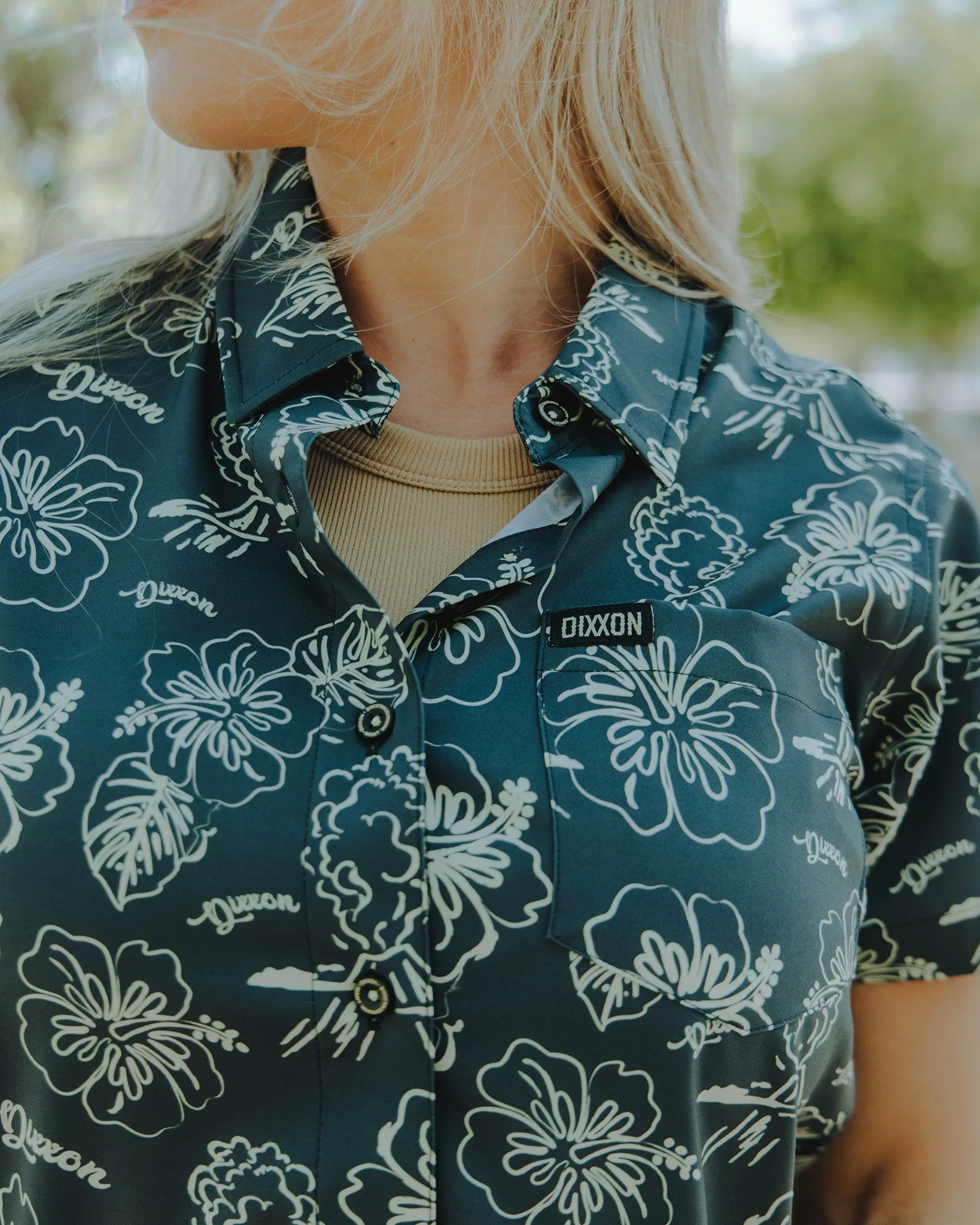 Women's Mount Wannahockaloogie Party Shirt - Green & Yellow sold by Dixxon product image thumbnail 3