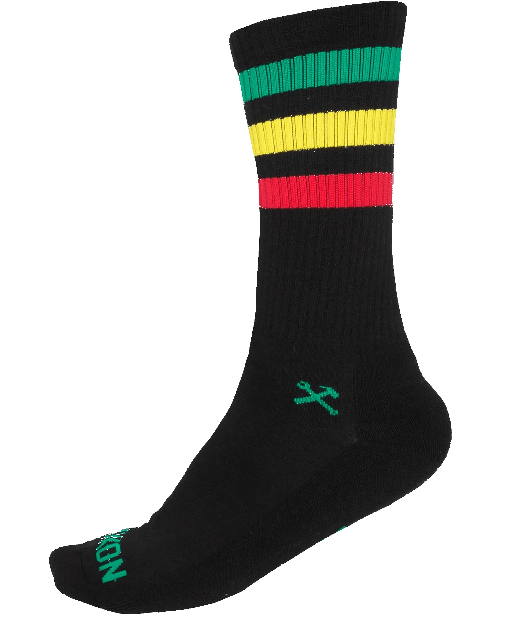 Rasta Premium Crew Socks - Black sold by Dixxon