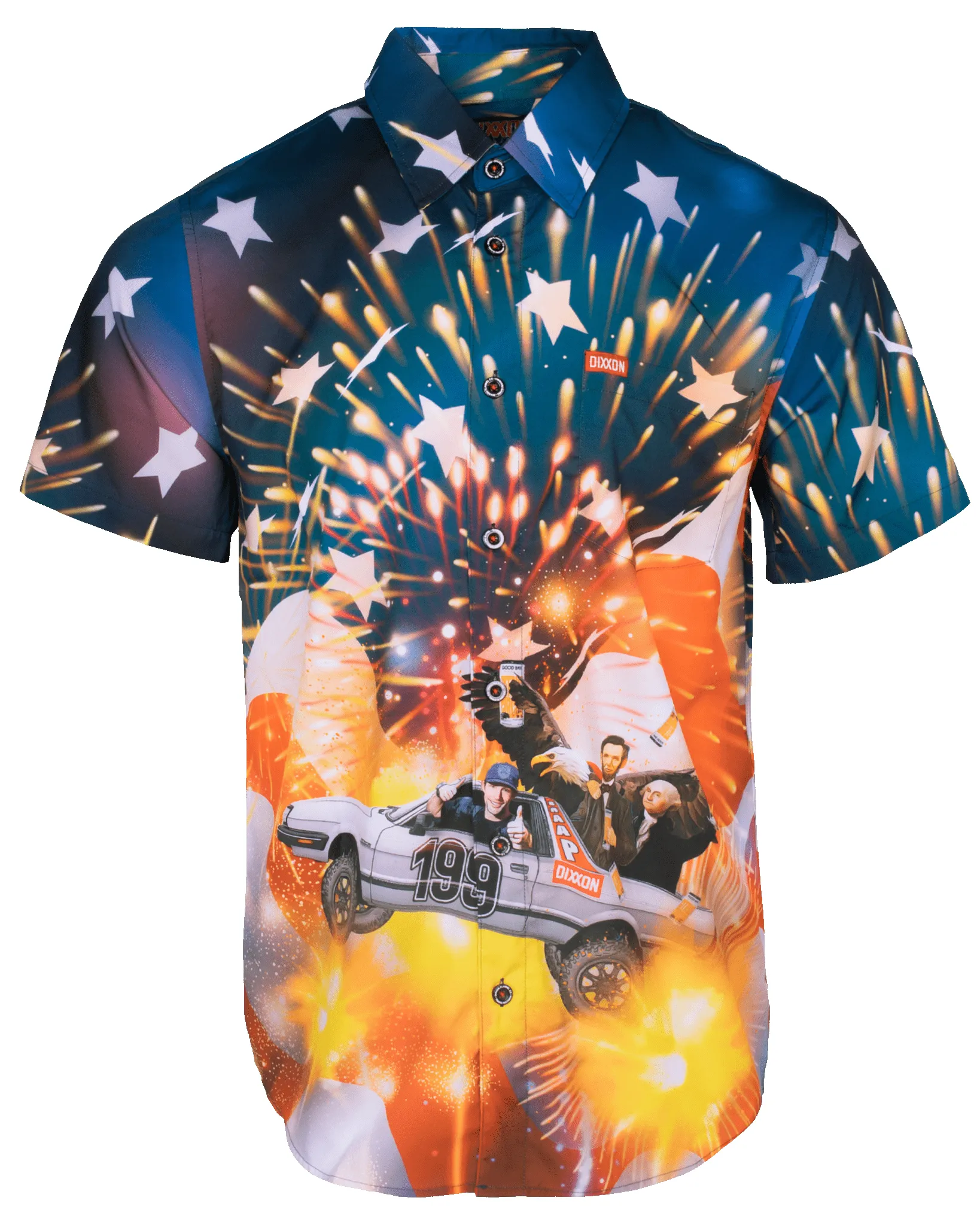 Red, White, & BRAAP Party Shirt sold by Dixxon product image thumbnail 2