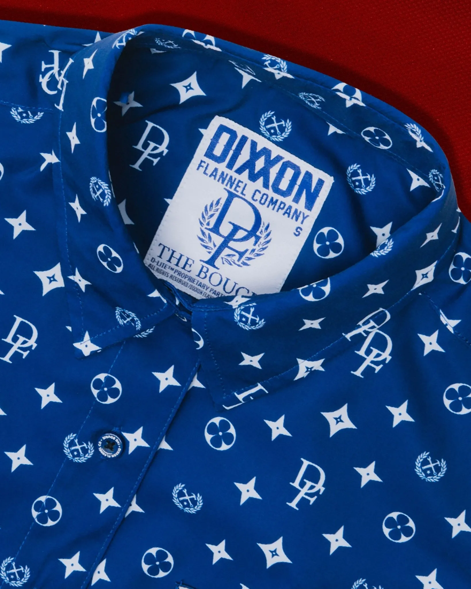 Women's Bougie Party Shirt - Blue & White sold by Dixxon product image thumbnail 3