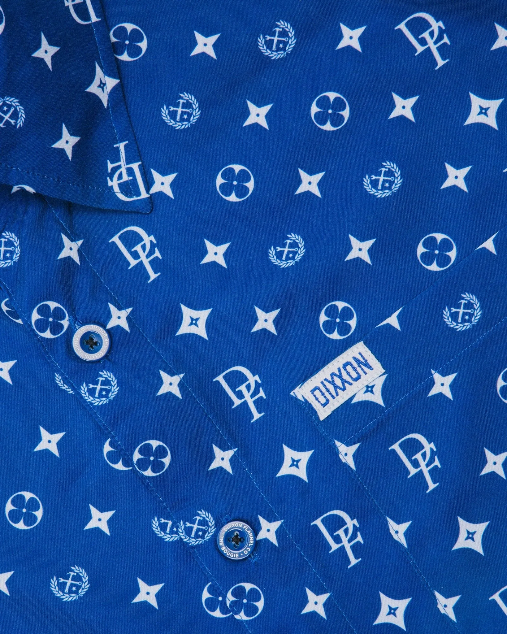 Women's Bougie Party Shirt - Blue & White sold by Dixxon product image thumbnail 4