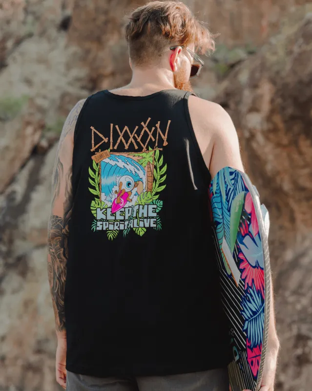 Keepin' The Spirit Alive Eye Tank - Black sold by Dixxon