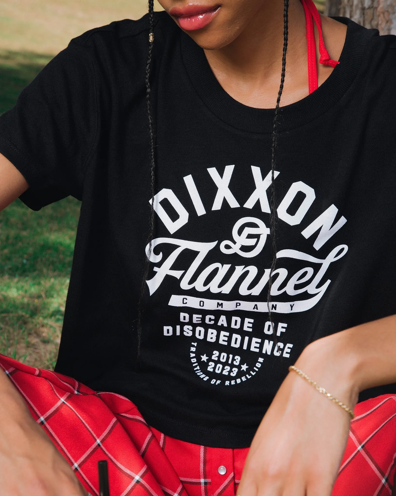 Women's Pastime Crop Top - Black sold by Dixxon product image thumbnail 3
