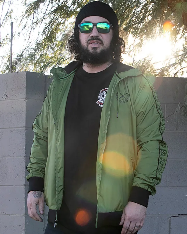 Waterfront Windbreaker - O.D. Green sold by Dixxon