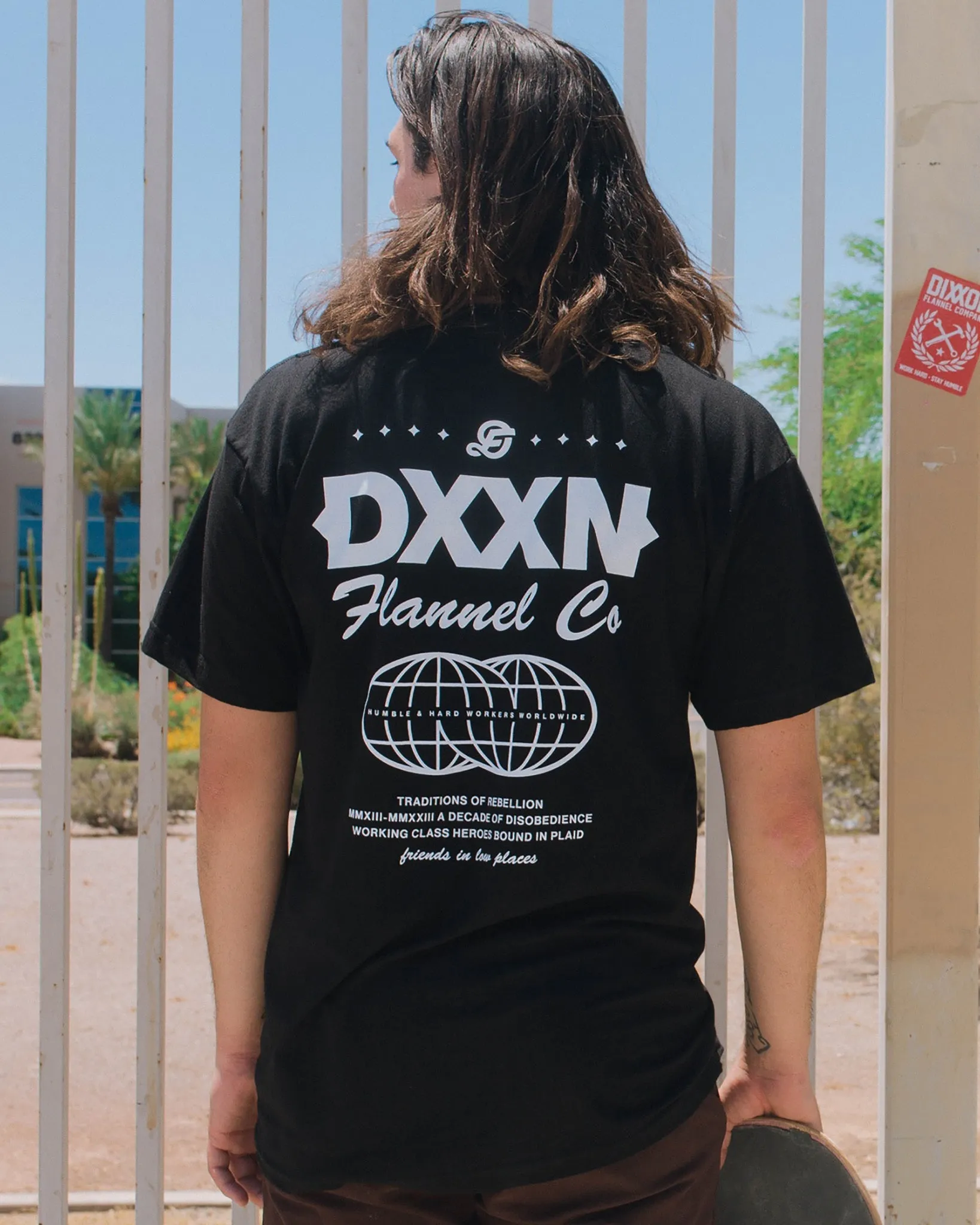 White Tech T-Shirt - Black sold by Dixxon