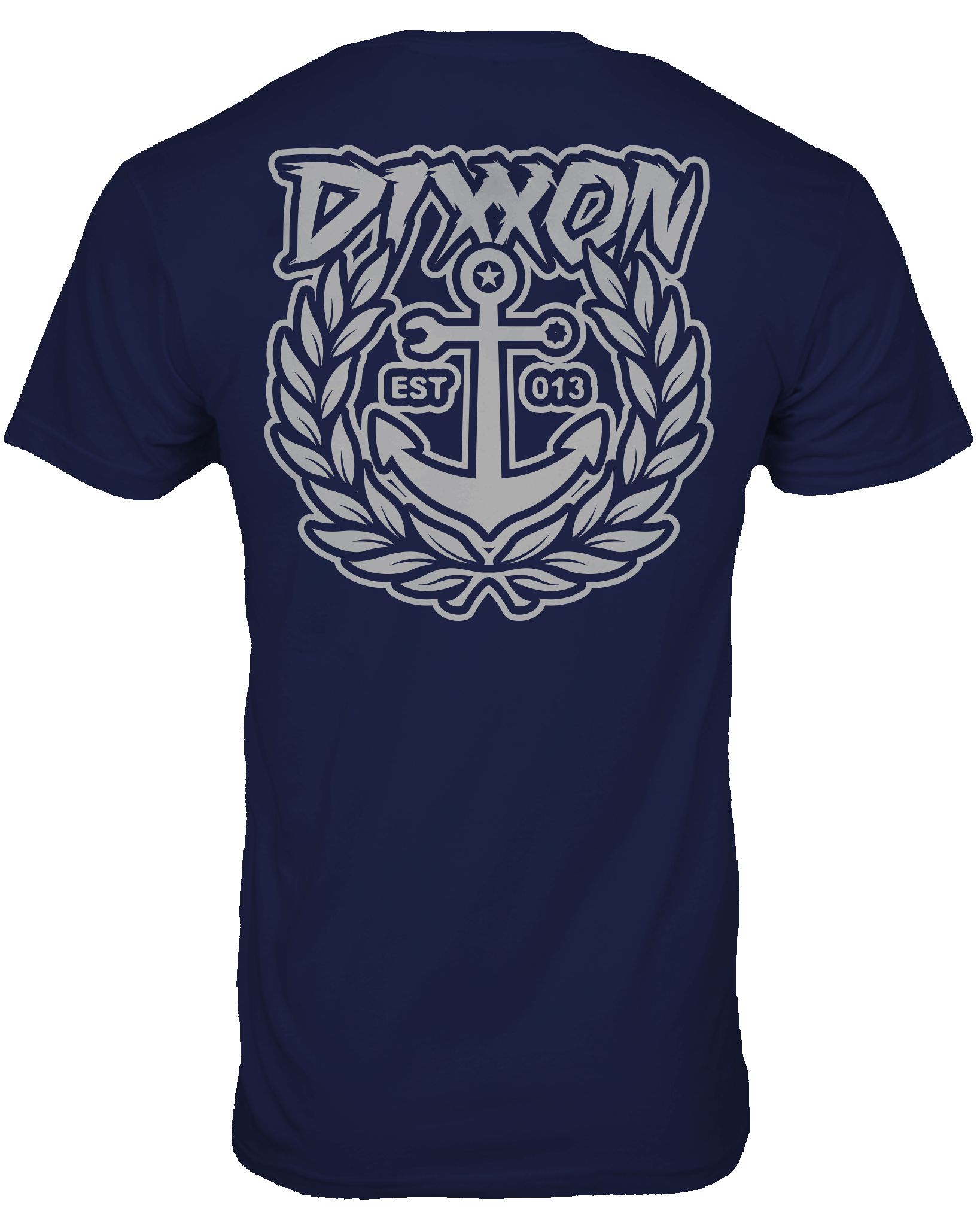 Salty Crest T-Shirt - Blue & Gray sold by Dixxon product image thumbnail 2