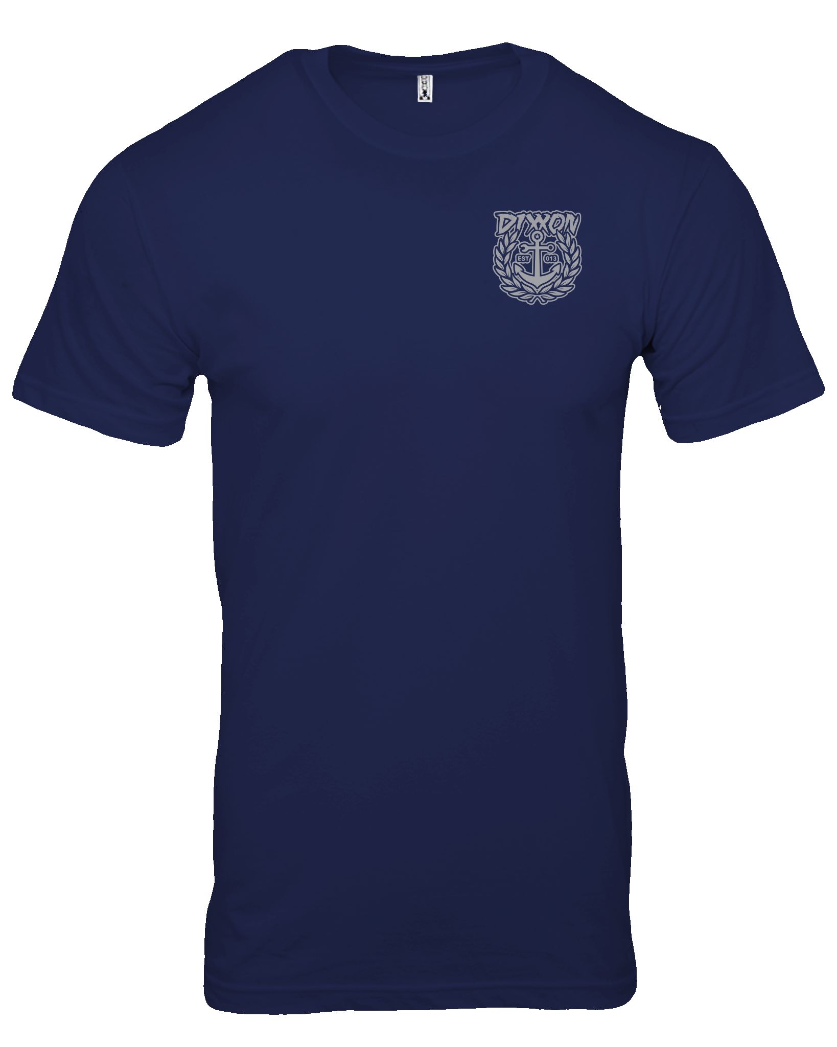 Salty Crest T-Shirt - Blue & Gray sold by Dixxon product image thumbnail 3