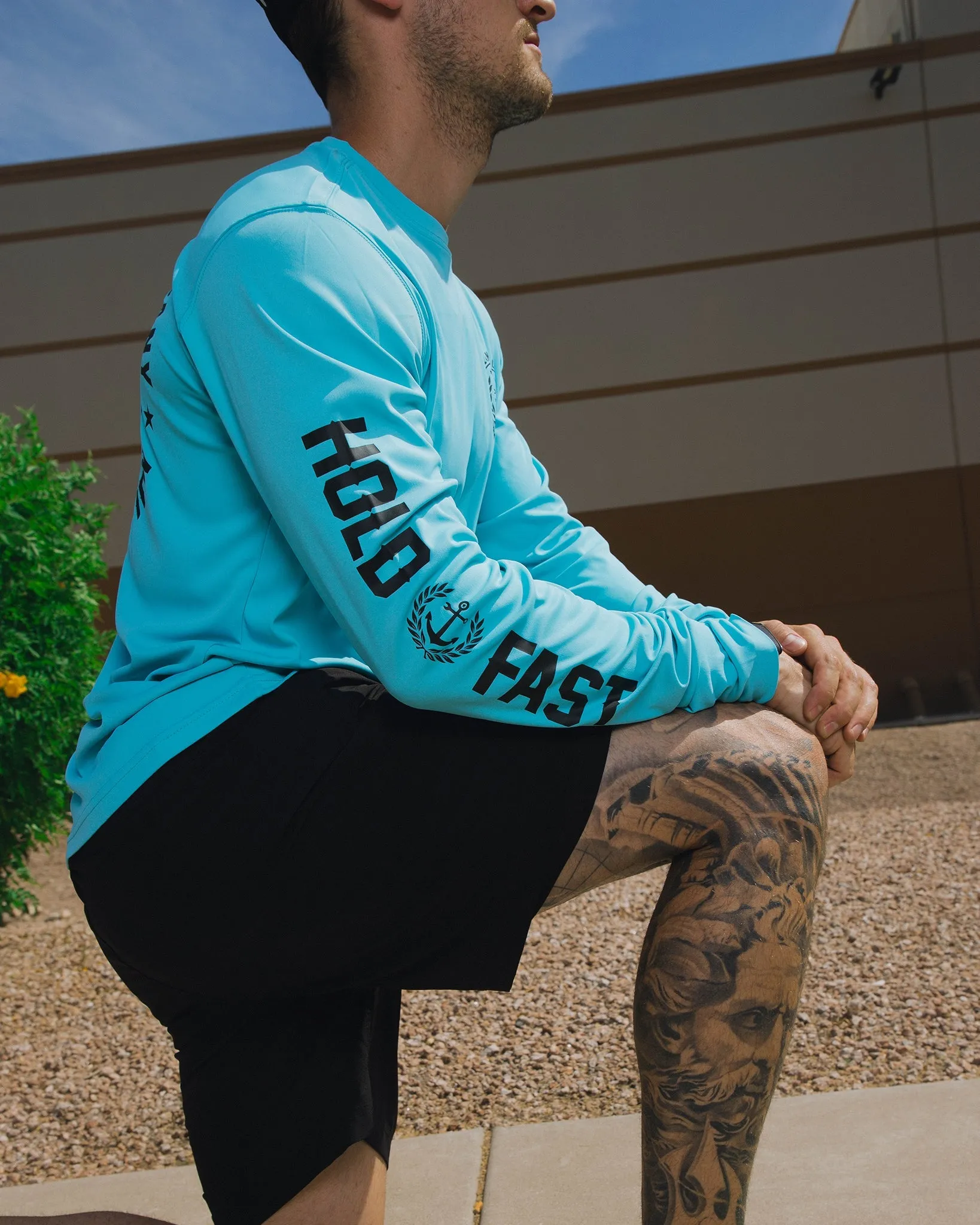 Salty Crest UV Long Sleeve T-Shirt - Tiffany sold by Dixxon product image thumbnail 3