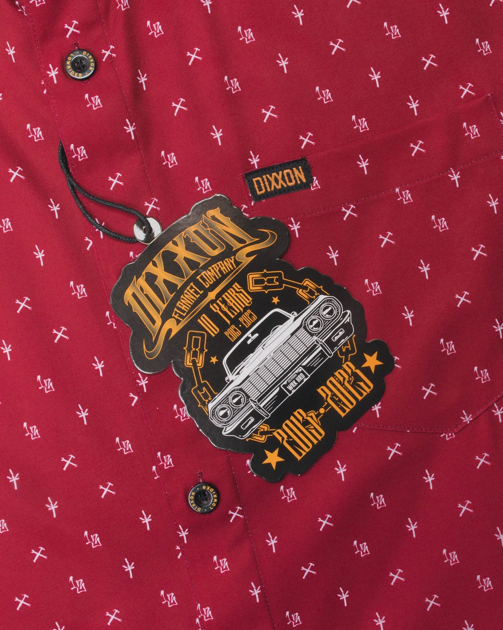 Lowrider 10 YR Party Shirt sold by Dixxon product image thumbnail 5