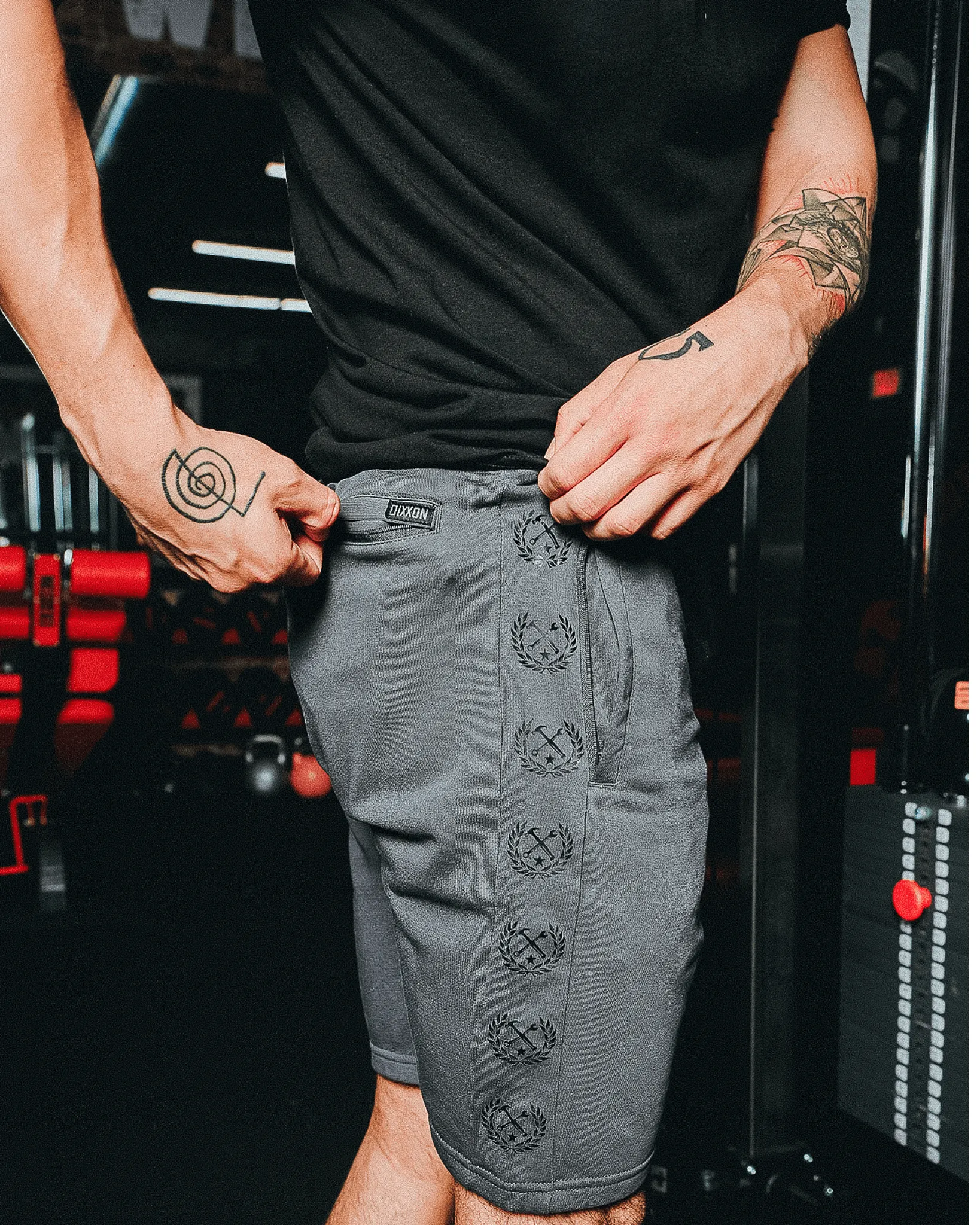 Track Shorts - Charcoal sold by Dixxon product image thumbnail 4