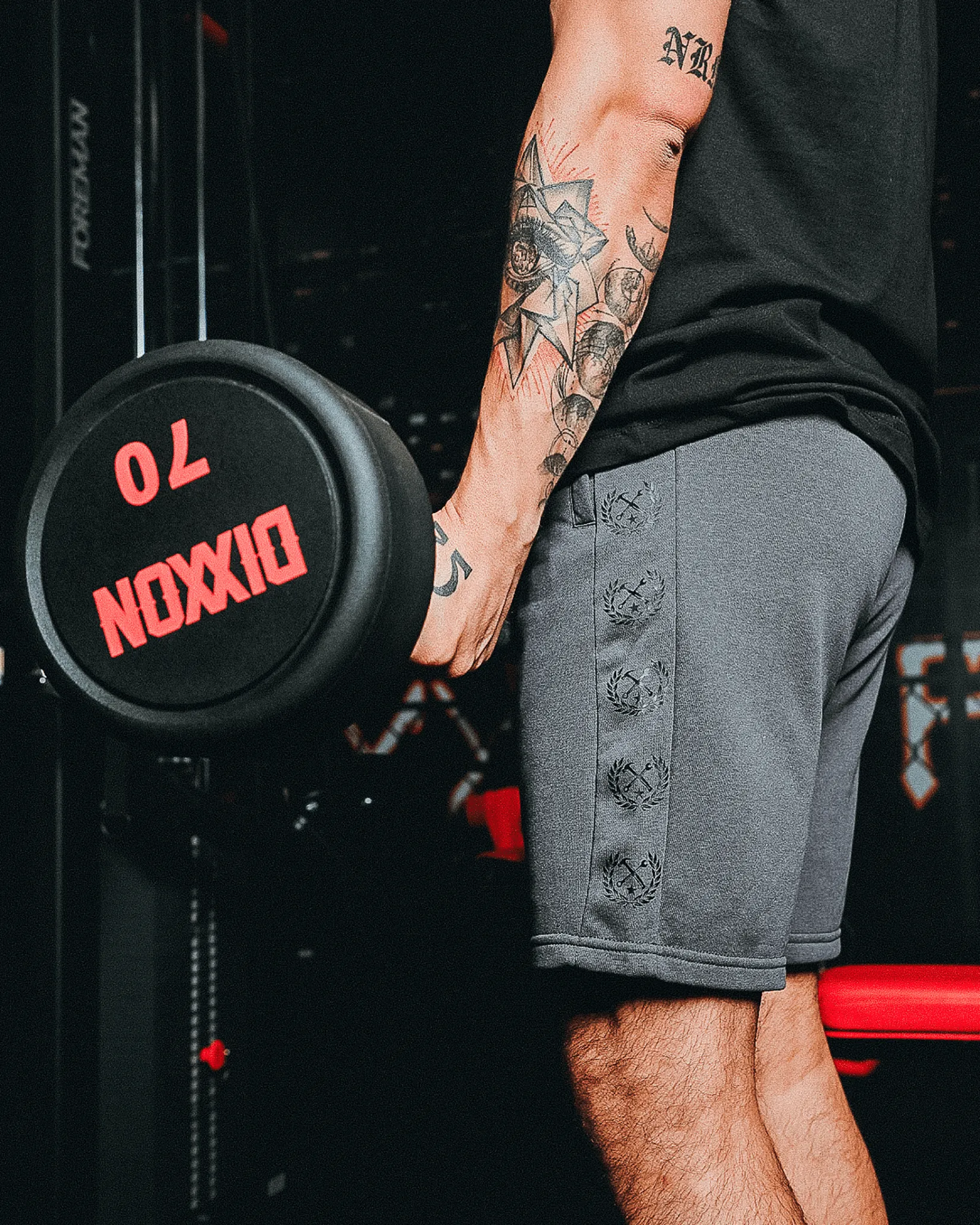 Track Shorts - Charcoal sold by Dixxon product image thumbnail 2