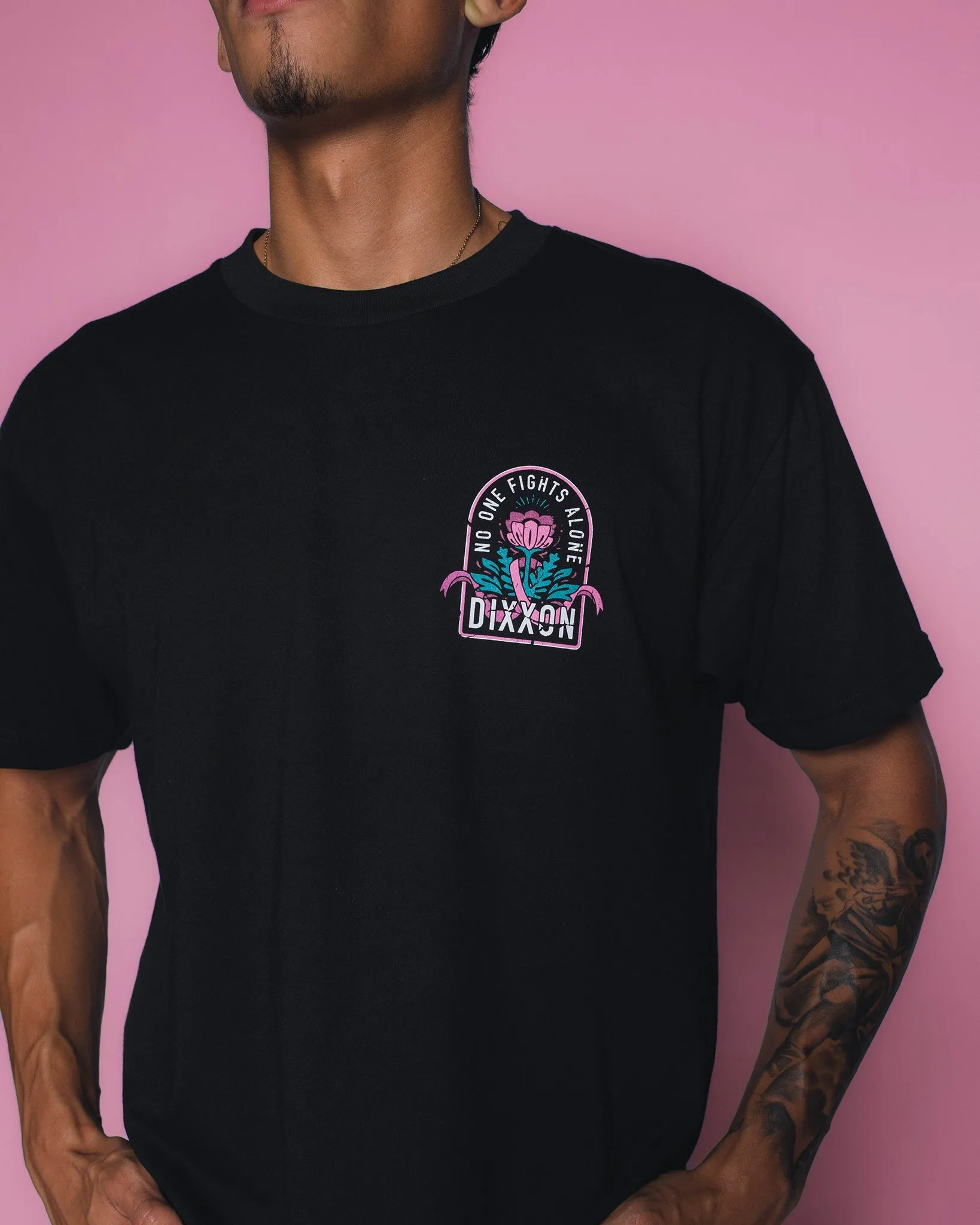 No One Fights Alone T-Shirt sold by Dixxon product image thumbnail 4