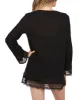 Women's Boho Lace Cover Up - Black sold by Dixxon