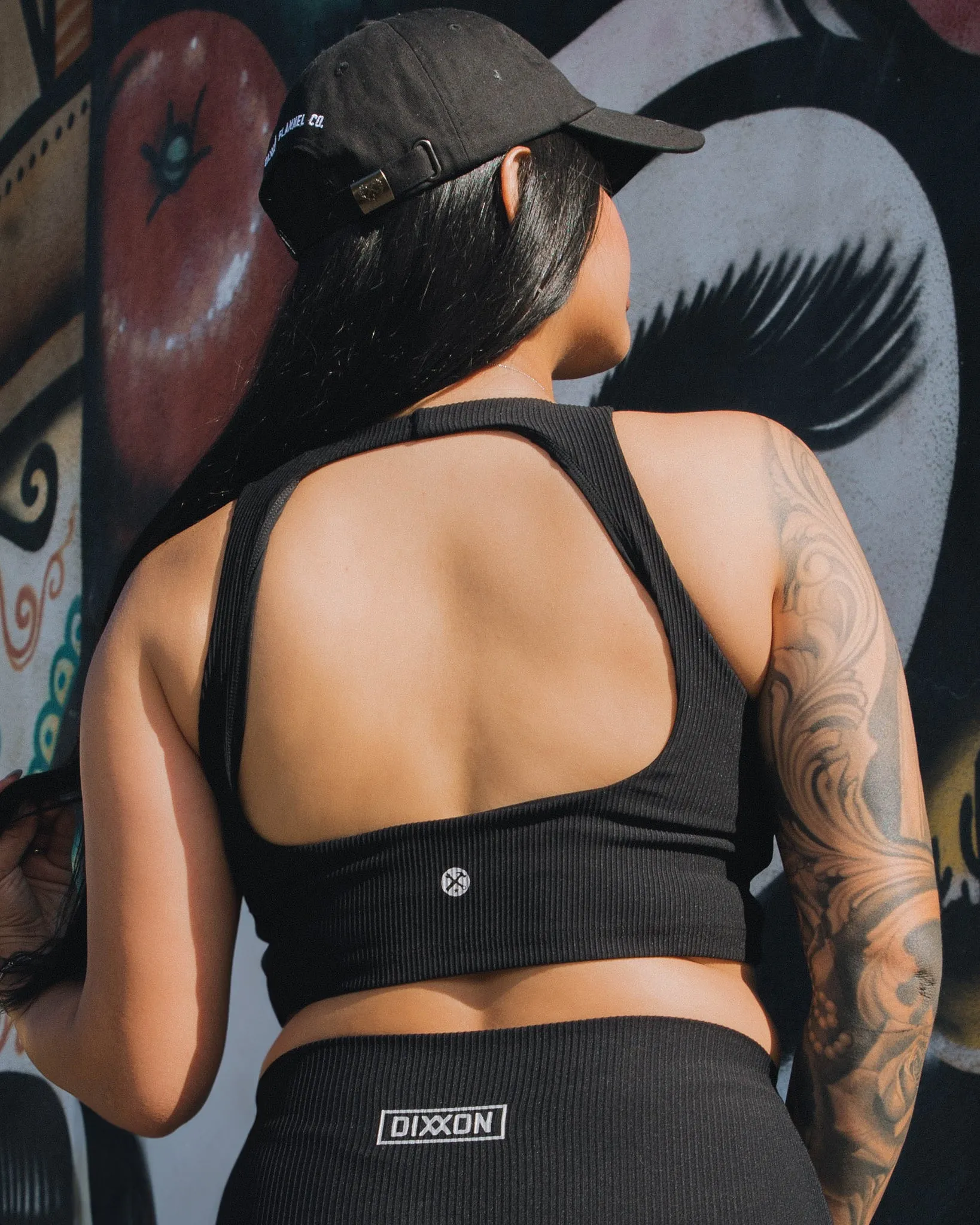 Women's Ribbed Crop Top - Black sold by Dixxon product image thumbnail 2