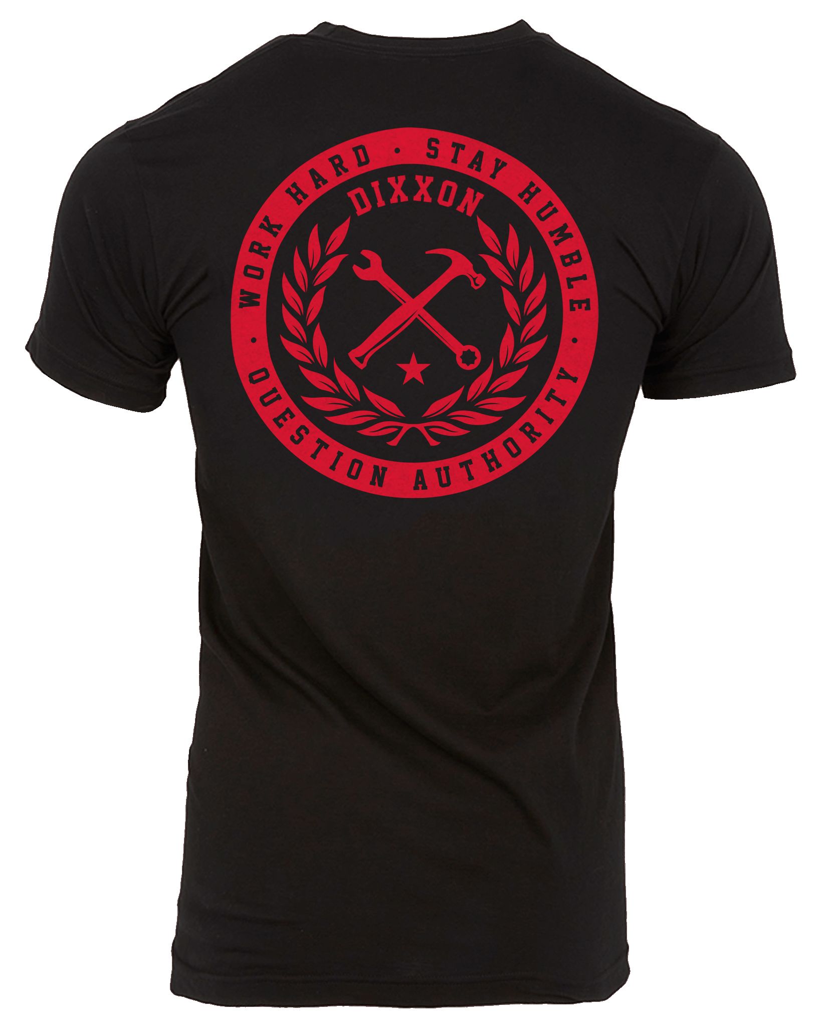 Branded T-Shirt - Black & Red sold by Dixxon