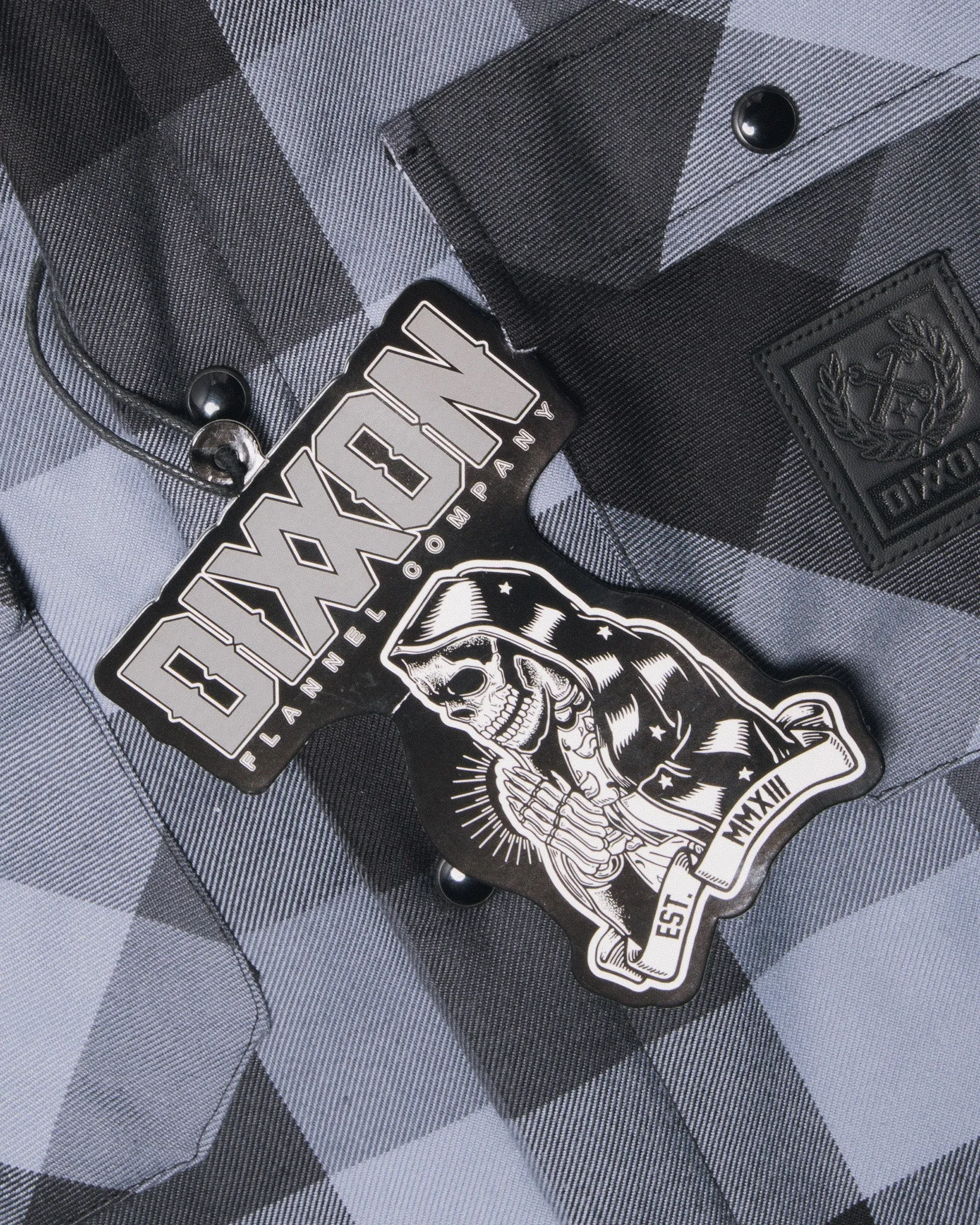 Women's La Muerte Sherpa Lined Flannel Jacket sold by Dixxon product image thumbnail 3