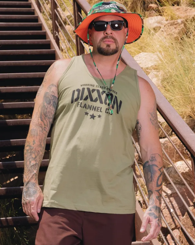 Stencil Tank - O.D. Green sold by Dixxon