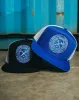 Crested Flat Bill Trucker Snapback - Blue sold by Dixxon