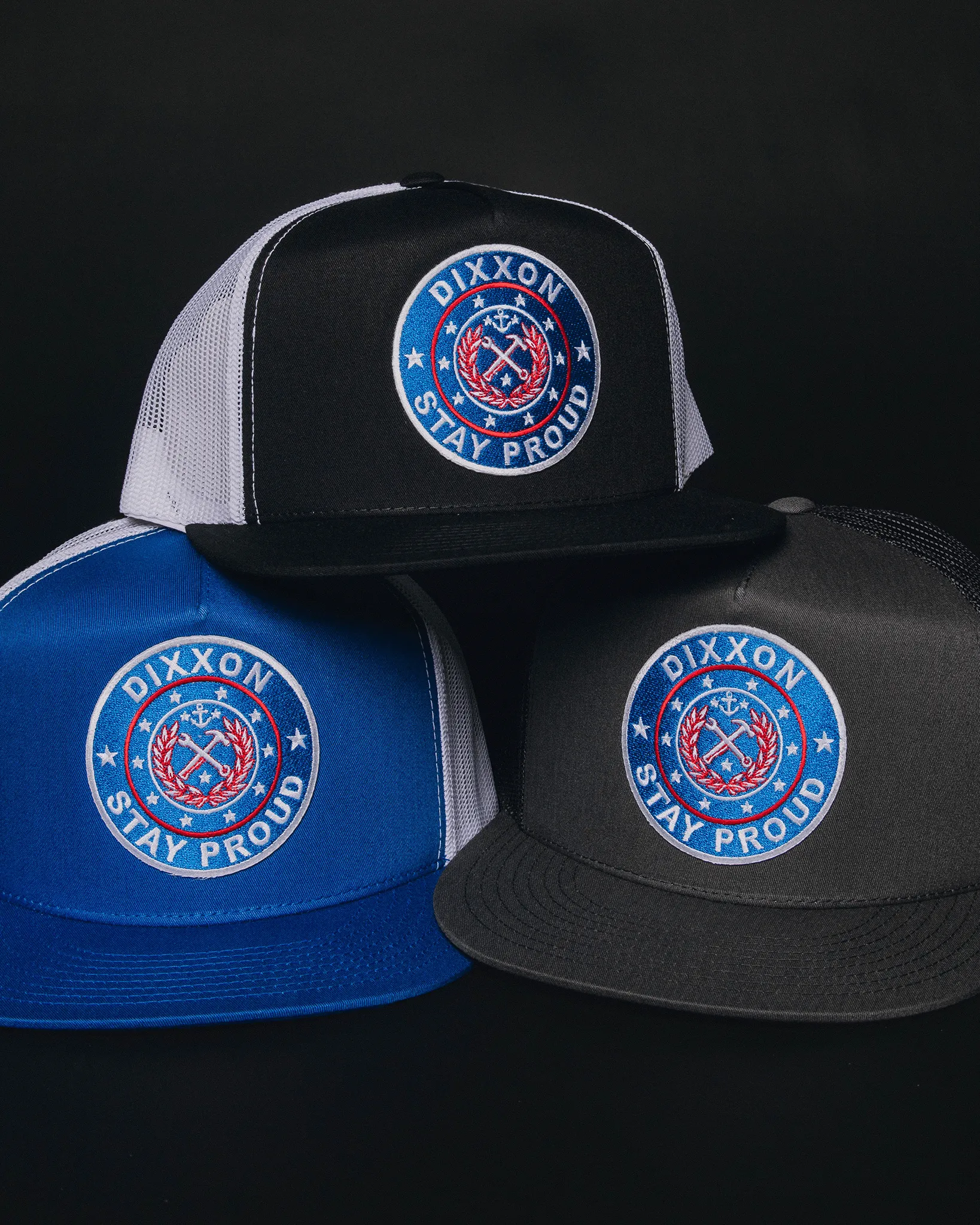 Stay Proud Flat Bill Trucker Snapback sold by Dixxon