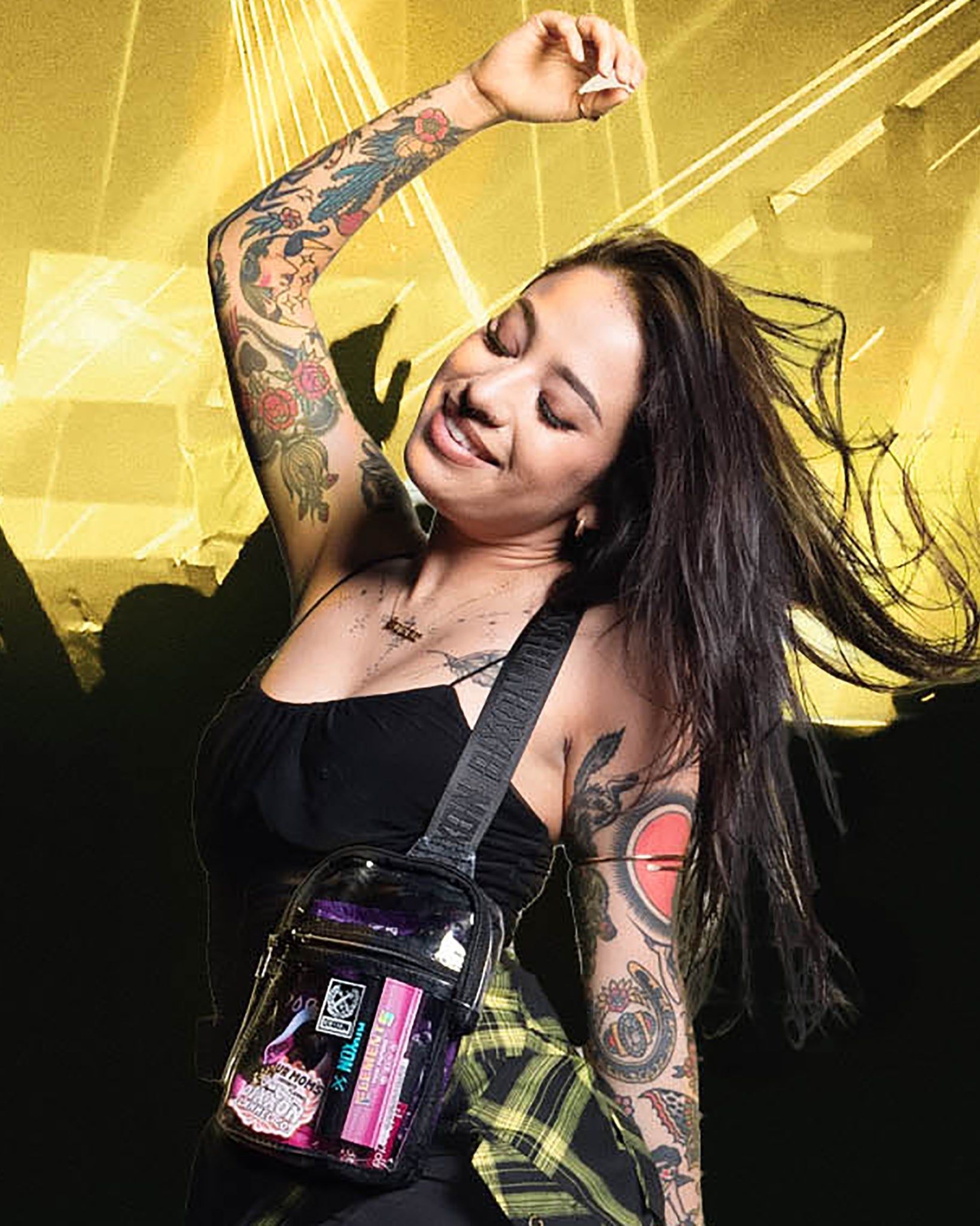 Dixxon Clear Crossbody Bag sold by Dixxon