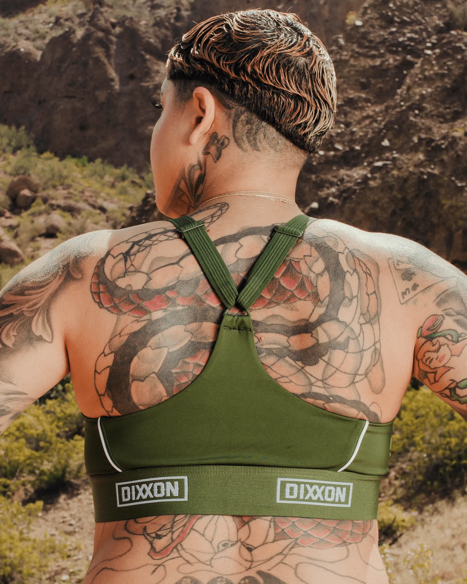 Women's Jane Sports Bra - O.D. Green sold by Dixxon product image thumbnail 2