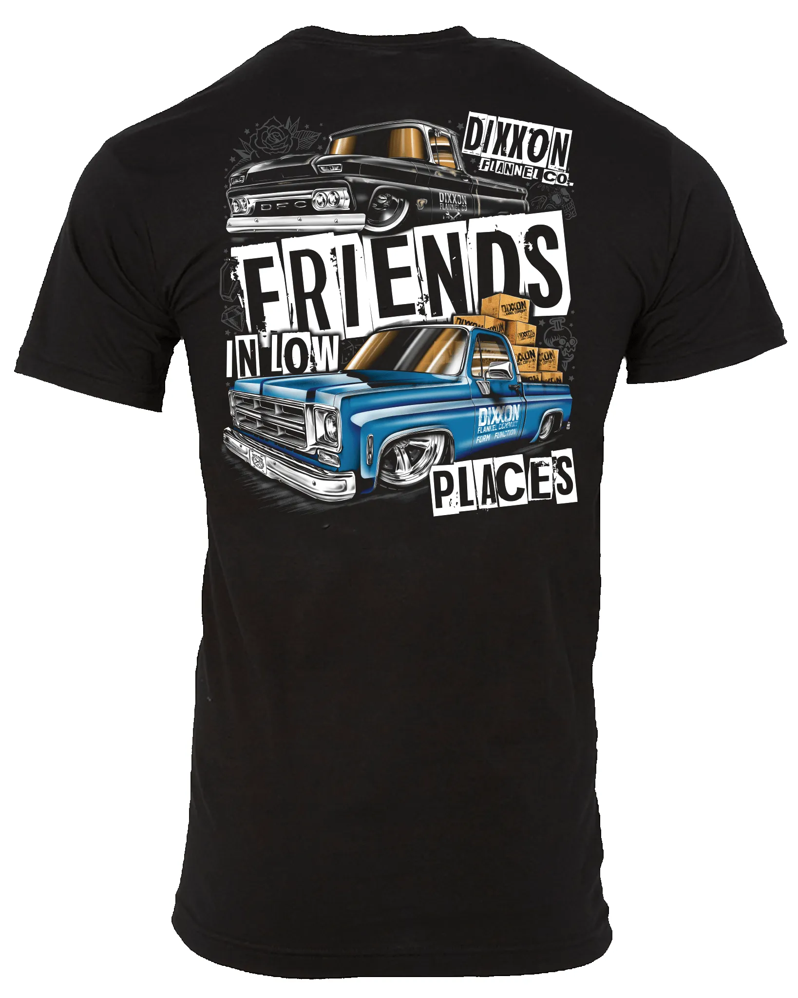 Truckin' T-Shirt - Black sold by Dixxon product image thumbnail 2