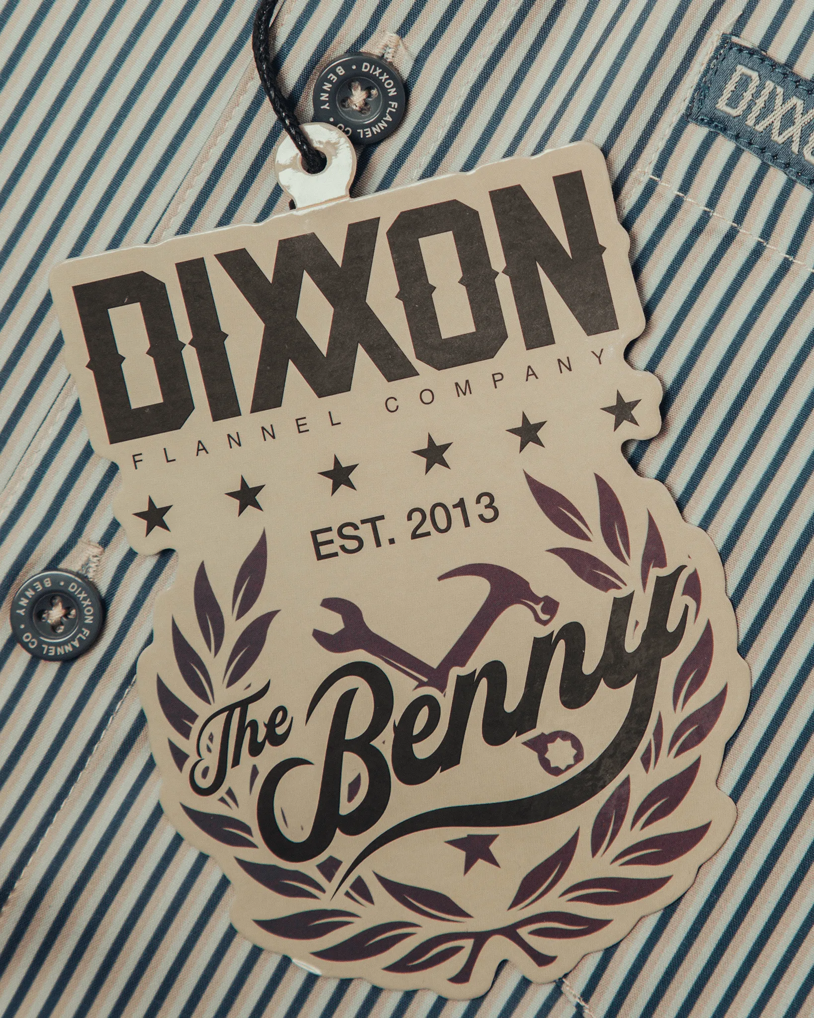 Benny TS Party Shirt - Khaki sold by Dixxon product image thumbnail 5