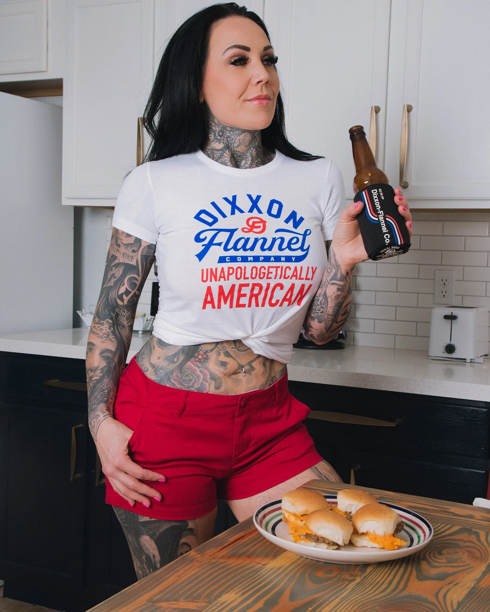 Women's Unapologetically American Tee sold by Dixxon product image thumbnail 3