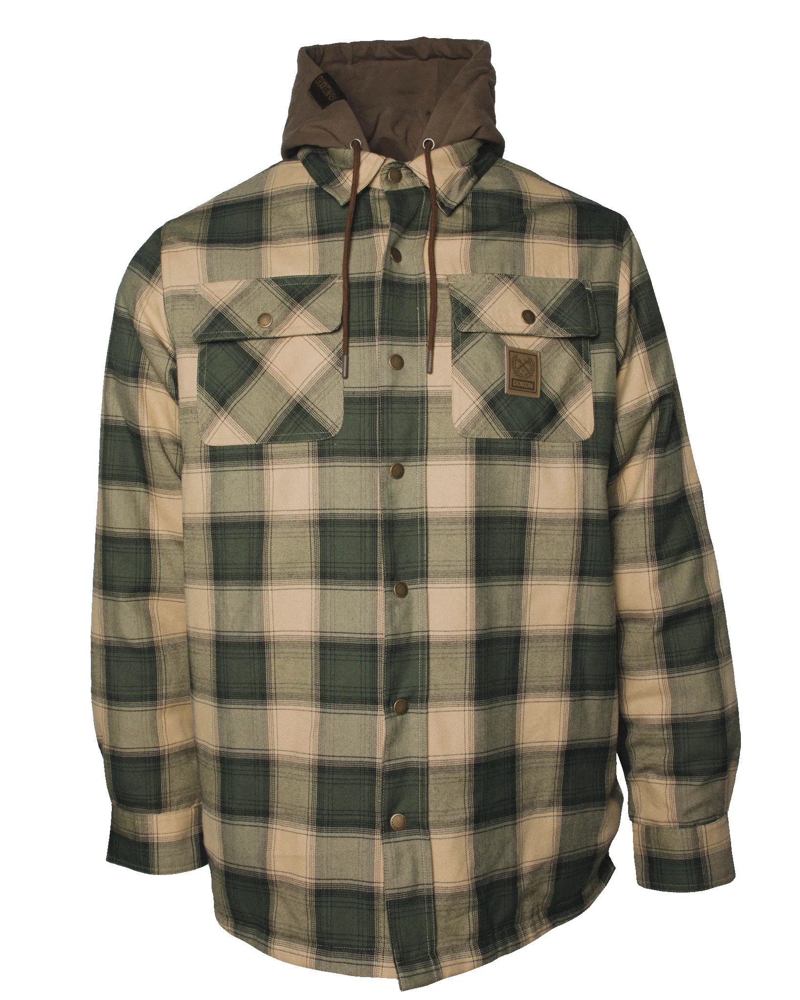 Squadron Hooded Flannel Jacket sold by Dixxon product image thumbnail 2