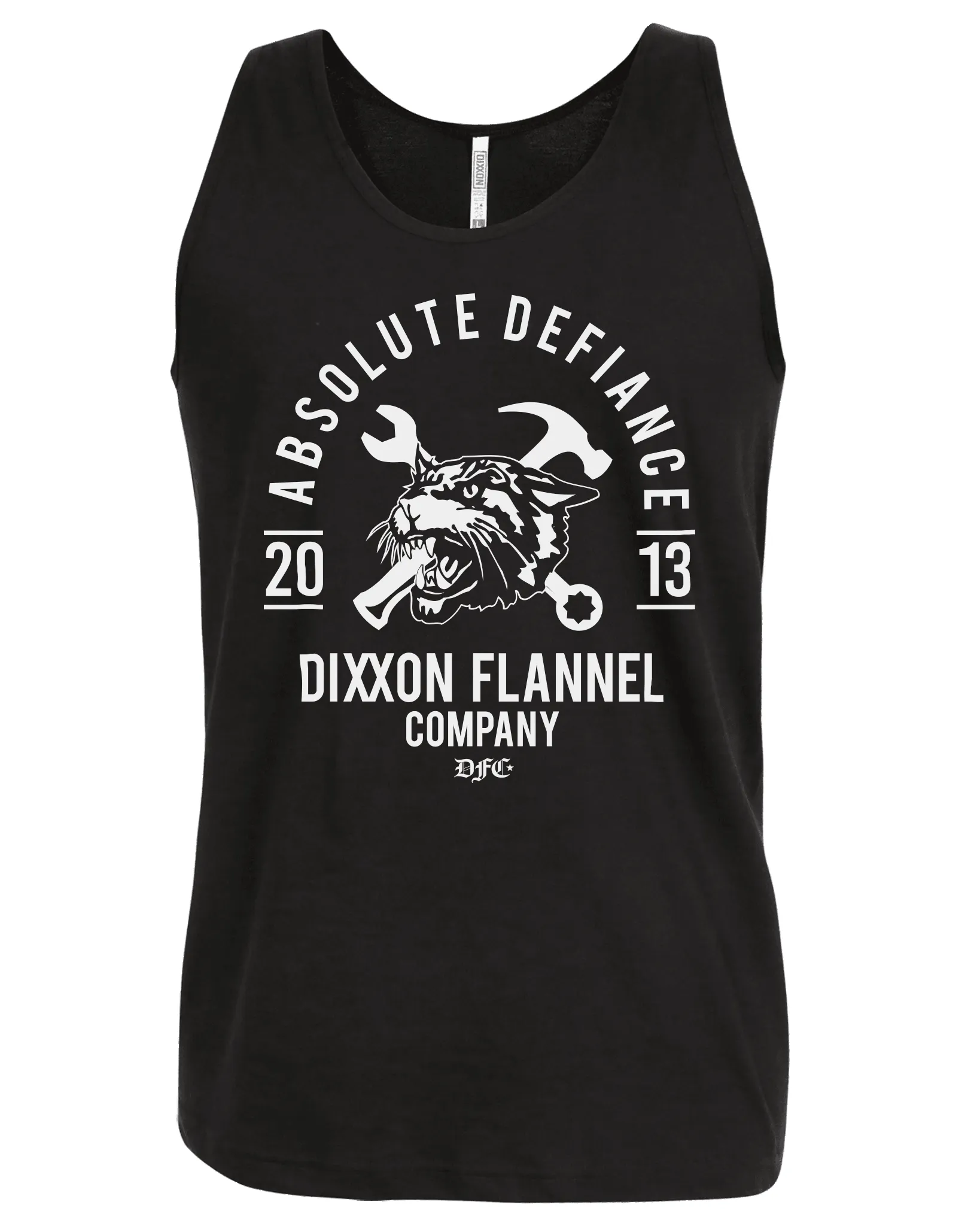 Absolute Defiance Tank - Black & White sold by Dixxon
