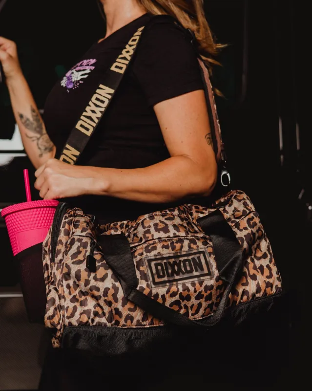 Leopard Duffle Bag sold by Dixxon