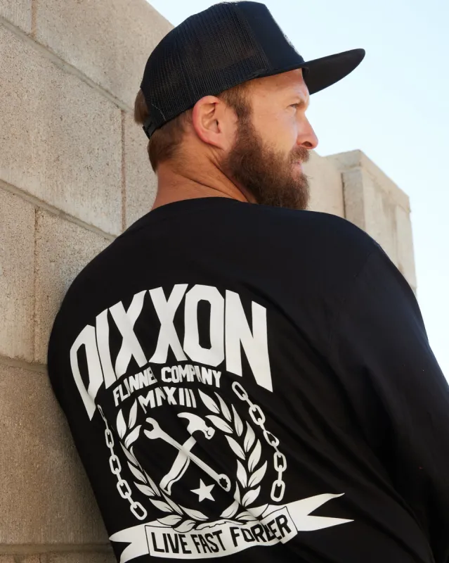 Chains Long Sleeve T-Shirt - Black made by Dixxon