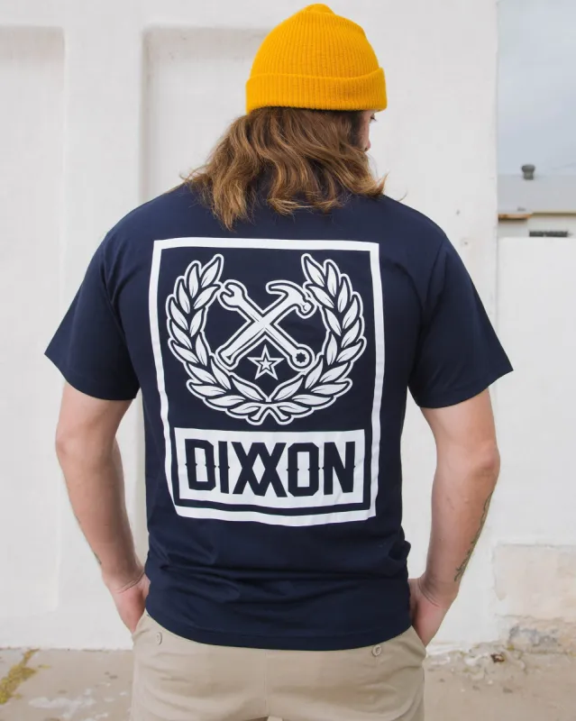 Box Crest T-Shirt - Navy & White sold by Dixxon