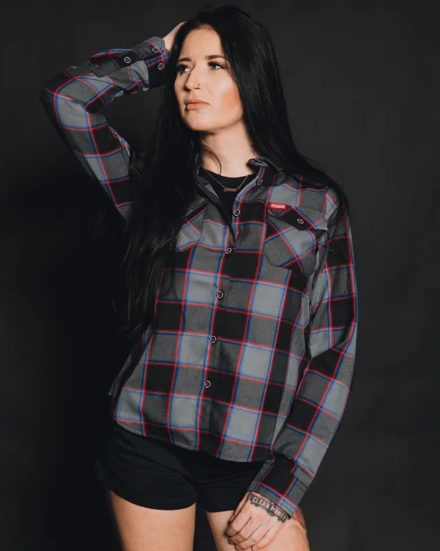 Women's Gonna Live Forever Flannel sold by Dixxon