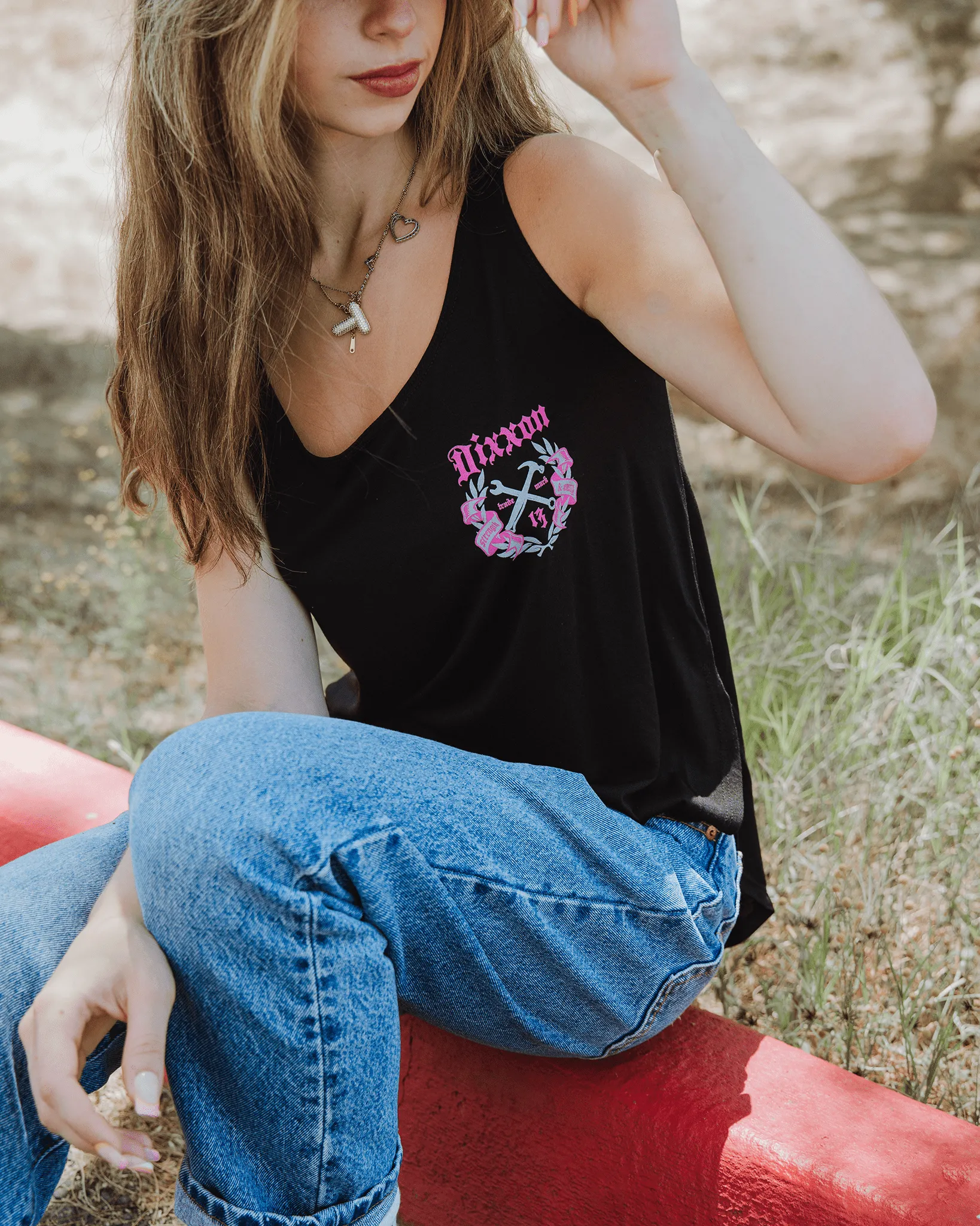 Women's Award Flowy Tank - Pink sold by Dixxon product image thumbnail 3