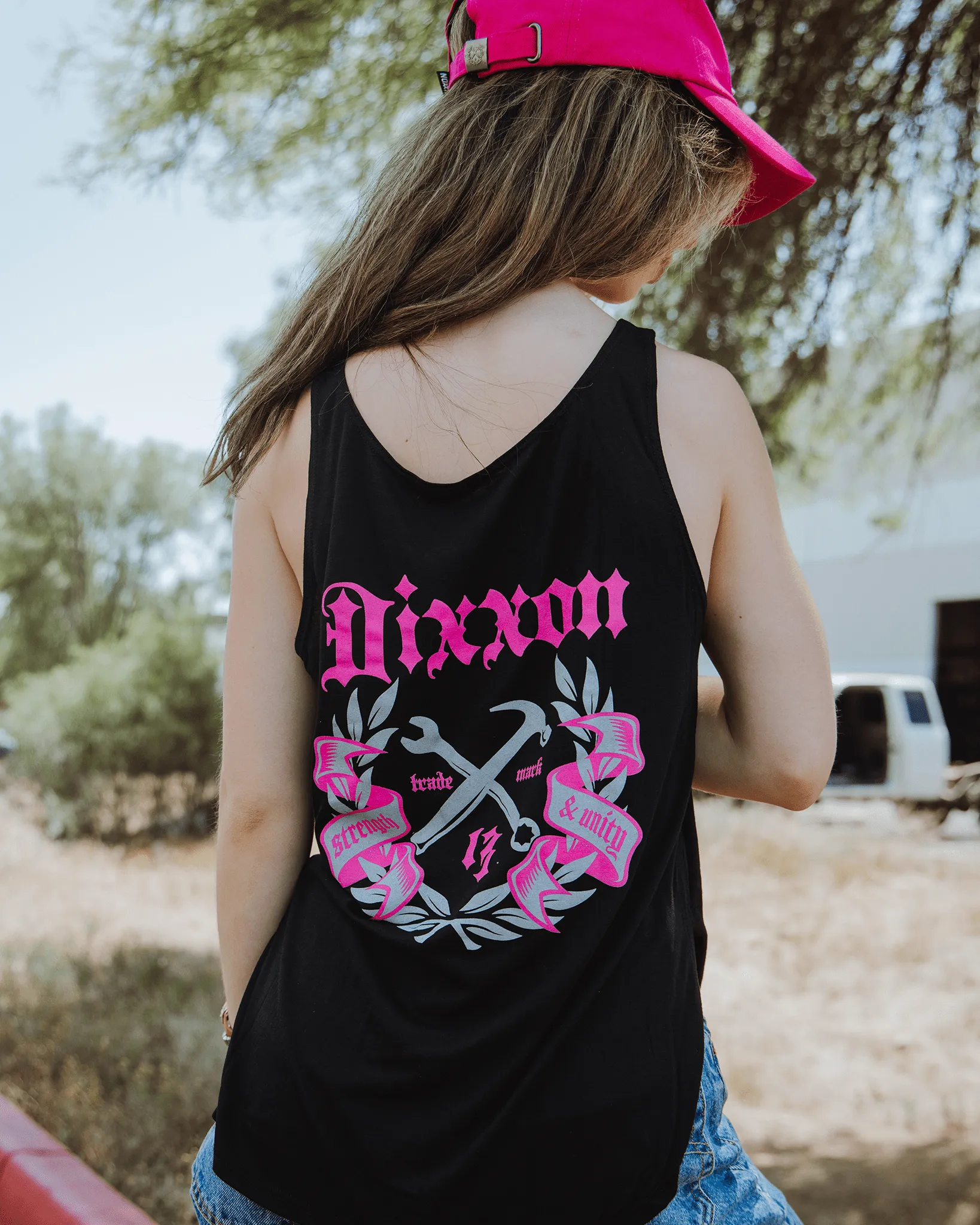 Women's Award Flowy Tank - Pink sold by Dixxon